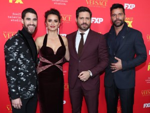 Darren Criss, Penelope Cruz. Edgar Ramirez and Ricky Martin'The Assassination of Gianni Versace: American Crime Story' TV show premiere, Arrivals, Los Angeles, USA - 08 Jan 2018