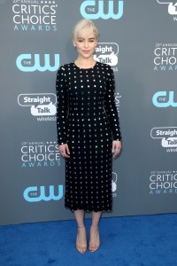 Emilia ClarkeCritics' Choice Awards, Arrivals, Los Angeles, USA - 11 Jan 2018