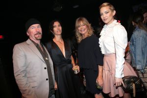 The Edge, Morleigh Steinberg, Goldie Hawn and Kate Hudson Stella McCartney presentation, Inside, Los Angeles, USA - 16 Jan 2018