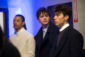 Models backstage Stella McCartney presentation, Inside, Los Angeles, USA - 16 Jan 2018