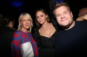 Julia Carey, Stella McCartney and James Corden Stella McCartney presentation, Inside, Los Angeles, USA - 16 Jan 2018