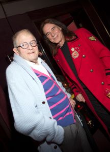 David Hockney and George Blodwell Stella McCartney presentation, Inside, Los Angeles, USA - 16 Jan 2018