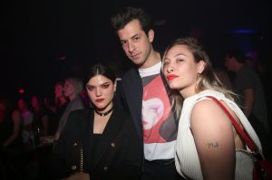 Soko, Mark Ronson and guest in the front row Stella McCartney presentation, Inside, Los Angeles, USA - 16 Jan 2018