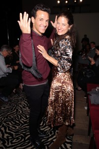 George Kotsiopoulos and Katherine Ross Wolk Morais Collection 6 show, Arrivals, Los Angeles, USA - 17 Jan 2018