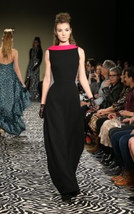 Model on the catwalk Wolk Morais Collection 6 show, Runway, Los Angeles, USA - 17 Jan 2018