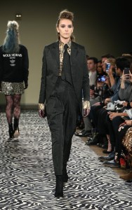 Model on the catwalk Wolk Morais Collection 6 show, Runway, Los Angeles, USA - 17 Jan 2018
