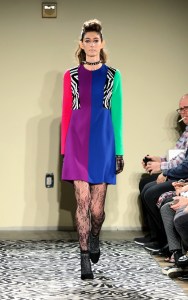 Model on the catwalk Wolk Morais Collection 6 show, Runway, Los Angeles, USA - 17 Jan 2018