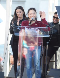 Eva Longoria and Constance Wu