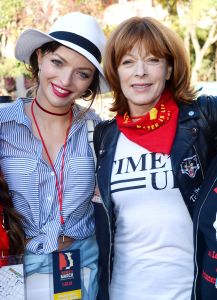 Francesca Eastwood and Frances Fisher
