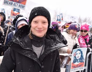Mia WasikowskaRespect Rally, Sundance Film Festival, Park City, Utah - 20 Jan 2018