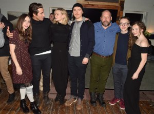 Zoe Kazan, Jake Gyllenhaal, Carey Mulligan, Paul Dano, Bill Camp, Ed Oxenbould and Zoe Margaret Colletti
'Wildlife' after party at the Chase Sapphire Lounge, Sundance Film Festival, Park City, USA - 20 Jan 2018