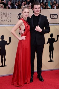 Maika Monroe and Joe Keery
24th Annual Screen Actors Guild Awards, Arrivals, Los Angeles, USA - 21 Jan 2018