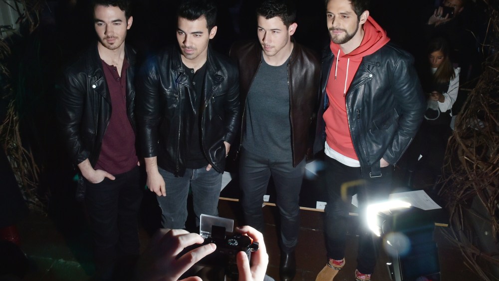 Kevin Jonas, Joe Jonas, Nick Jonas and Thomas RhettJohn Varvatos show, Front Row, Fall Winter 2018, New York Fashion Week Men's, USA - 26 Jan 2018