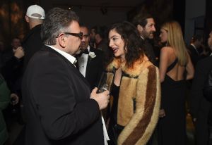 Sir Lucian Grainge, Lorde. Chairman and CEO of UMG Sir Lucian Grainge and Lorde attend the Universal Music Group's 2018 After Party to celebrate the Grammy Awards presented by American Airlines and Citi on in New YorkUniversal Music Group's 2018 After Party to celebrate the Gram, New York, USA - 28 Jan 2018