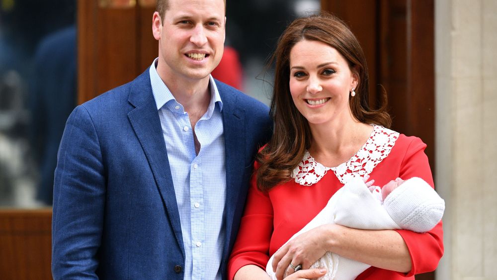 Catherine Duchess of Cambridge and Prince William leaving hospital with their newborn baby boyCatherine Duchess of Cambridge gives birth to her third child, Lindo Wing, St Mary's Hospital, London, UK - 23 Apr 2018