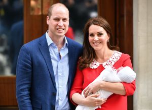 Catherine Duchess of Cambridge and Prince William leaving hospital with their newborn baby boyCatherine Duchess of Cambridge gives birth to her third child, Lindo Wing, St Mary's Hospital, London, UK - 23 Apr 2018