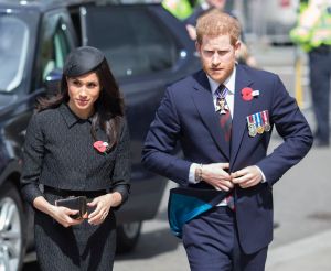 Prince Harry and Ms. Meghan MarkleANZAC Day service at Westminster Abbey, London, UK - 25 Apr 2018