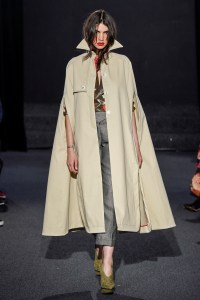 Model on the catwalk
