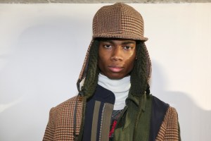 Backstage at Sacai Men's Fall 2018