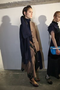 Backstage at Sacai Men's Fall 2018