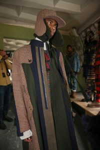 Backstage at Sacai Men's Fall 2018