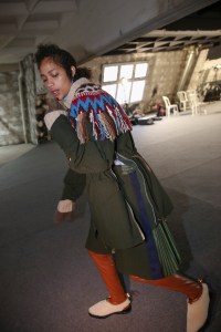 Backstage at Sacai Men's Fall 2018