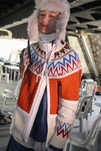 Backstage at Sacai Men's Fall 2018