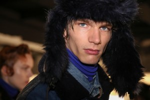Backstage at Sacai Men's Fall 2018