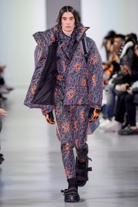 Model on the catwalk