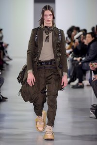 Model on the catwalk
