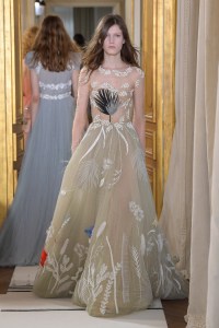 Model on the catwalk