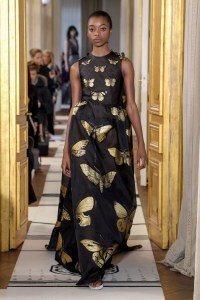 Model on the catwalk