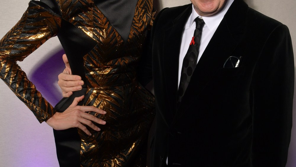 Anna Cleveland and Jean Paul Gaultier