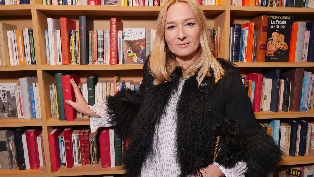 Julie de Libran at the Sonia Rykiel 50th anniversary kick-off party in Paris.