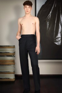 A look from Stefano Pilati's Upcoming Collection.