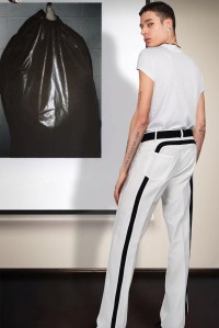 A look from Stefano Pilati's Upcoming Collection.