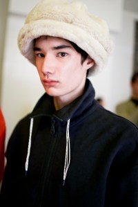 Backstage at Sunnei Men's Fall 2018