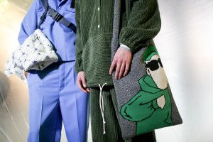 Backstage at Sunnei Men's Fall 2018