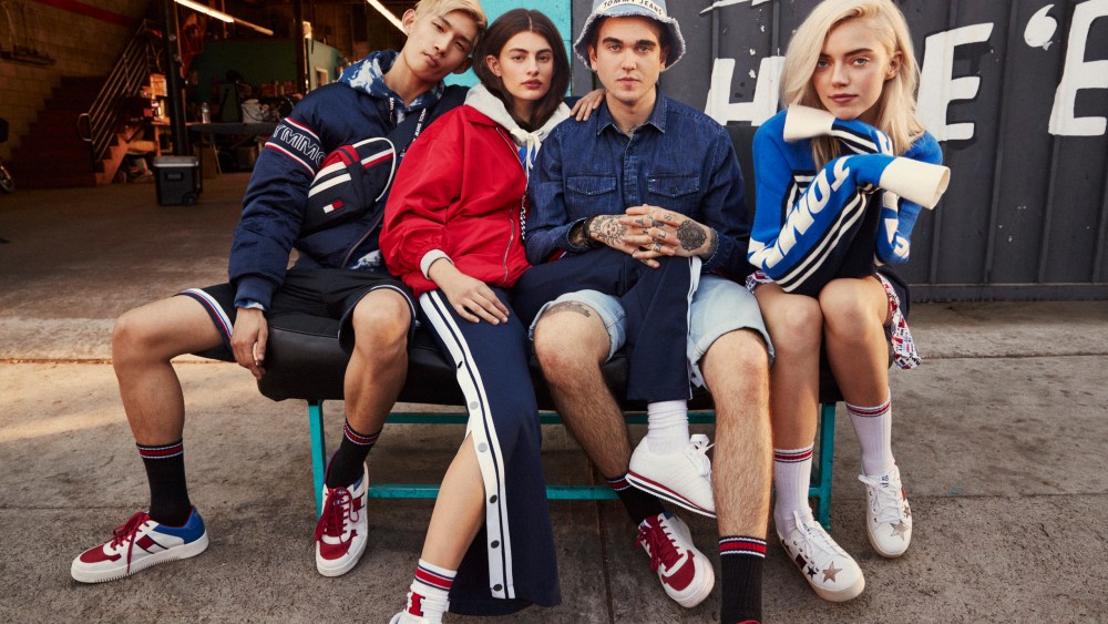 Tommy Jeans’ spring campaign, photographed by Devyn Galindo in California, features a crew of Millennial influencers including rapper Christian “King” Combs, models and musicians Pyper America Smith and Gabriel-Kane Day-Lewis, and models Diana Silvers, Lina Hoss and Sup Park wearing street-inspired looks. It also gives a nod to Formula One racing pit crews with heritage workwear, loose baggy outerwear, oversized silhouettes and denim details. The mobile-first campaign, which breaks today, is based on the premise of defying norms and defining new ways to express diversity and individuality.— Lisa Lockwood