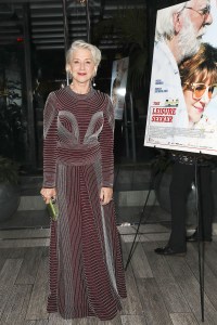 Helen Mirren'The Leisure Seeker' film screening, After Party, New York, USA - 11 Jan 2018WEARING VALENTINO DRESS CLUTCH BY JUDITH LEIBER