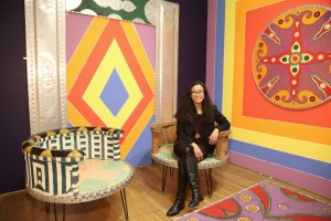 The scene at the Outsider Art Fair.