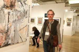 The scene at the Outsider Art Fair.