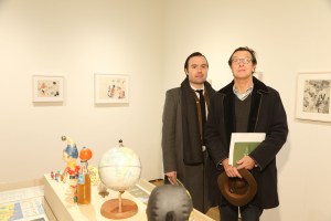 The scene at the Outsider Art Fair.