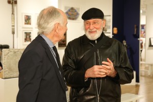 The scene at the Outsider Art Fair.