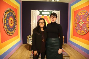 The scene at the Outsider Art Fair.