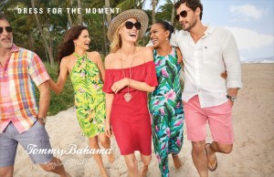 Tommy BahamaÕs spring ads will have a new look. The Oxford Industries-owned brand has named Untitled Worldwide as its agency for creative and marketing services. The agency founded by MT Carney will work closely with Andy Comer, Tommy BahamaÕs senior vice president of marketing and creative services, and the companyÕs in-house creative and marketing departments on seasonal catalogs, digital and e-commerce web site, direct mail, brand activations and all direct-to-consumer promotions in store and online.The first iteration of the campaign will launch today and is intended to celebrate the brandÕs island lifestyle and its 25th anniversary. It shows men and women in colorful pieces from the spring line with catchy phrases such as "Steal Your HusbandÕs Camp Shirt" for a woman in a printed menÕs button-down, and "Spend More Time Puttering Around" for two guys on the golf course. The tag line is #longlivetheislandlife.
