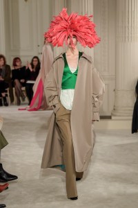 Model on the catwalk