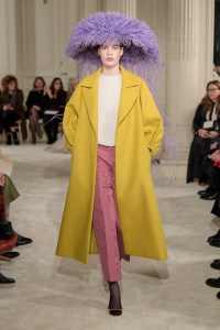 Model on the catwalk