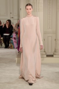 Model on the catwalk