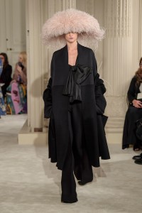 Model on the catwalk